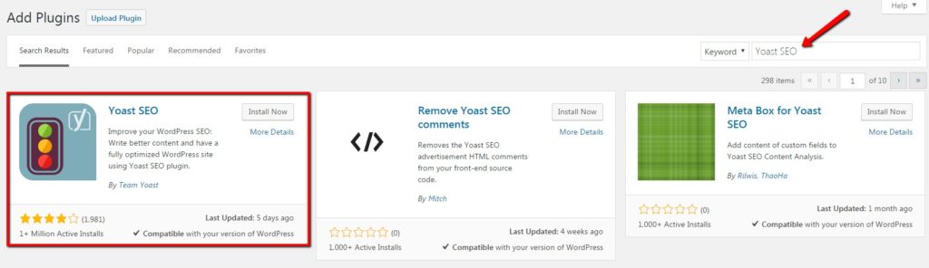 Yoast seo for blogger