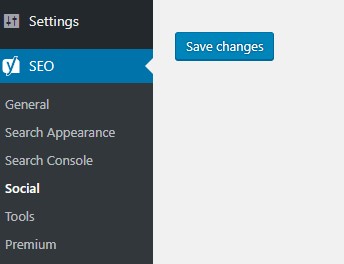 Yoast Social Settings